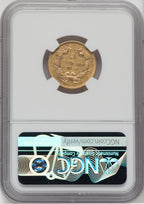 1859 $3 Three Dollar Gold Pieces NGC AU55