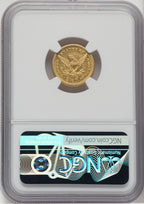 1851-O $2.50 Liberty Quarter Eagle NGC AU55