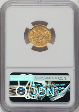 1852 $2.50 Liberty Quarter Eagle NGC AU55