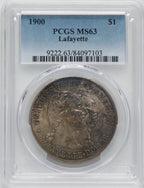 1900 Lafayette Dollar Commemorative Silver PCGS MS63