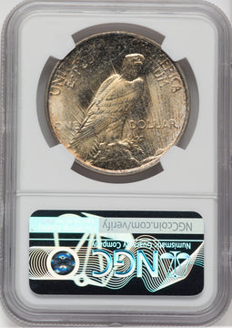 1923-D $1 Peace Dollar NGC MS65