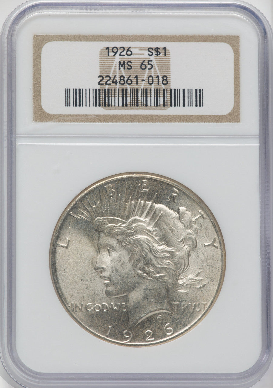 1926 $1 Peace Dollar NGC MS65