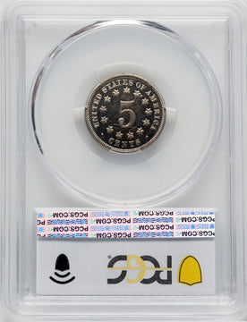 1871 5C Proof Shield Nickel PCGS PR65