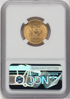 1906-S $5 Liberty Half Eagle NGC MS62