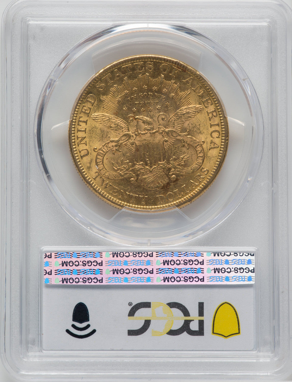 1877 $20 Liberty Double Eagle PCGS AU58