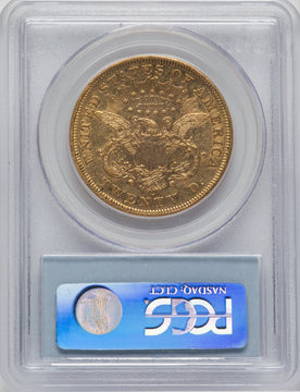 1876-S $20 Liberty Double Eagle PCGS XF45