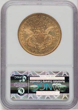 1872 $20 Liberty Double Eagle NGC XF45
