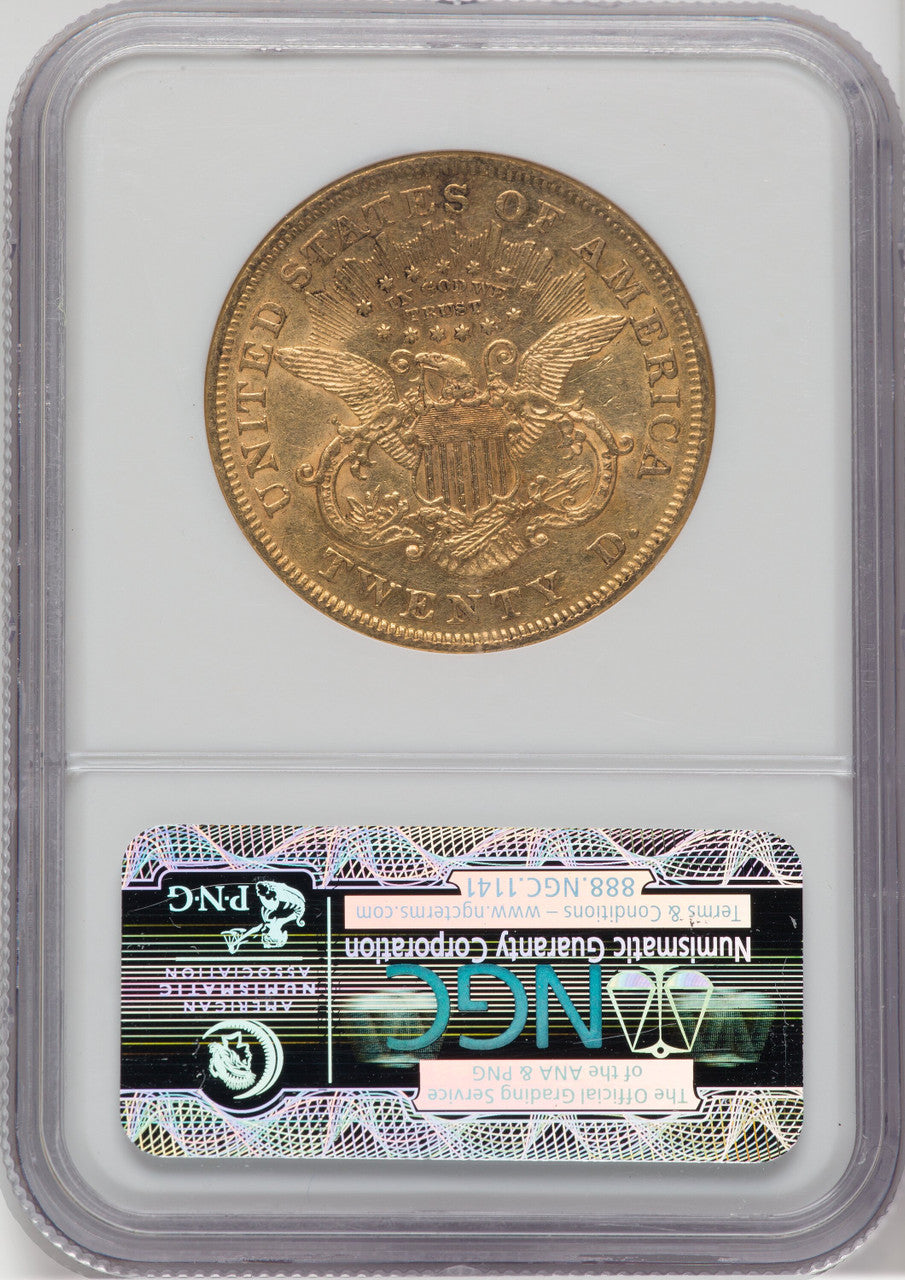 1872 $20 Liberty Double Eagle NGC XF45