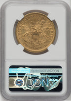 1872-S $20 Liberty Double Eagle NGC AU53