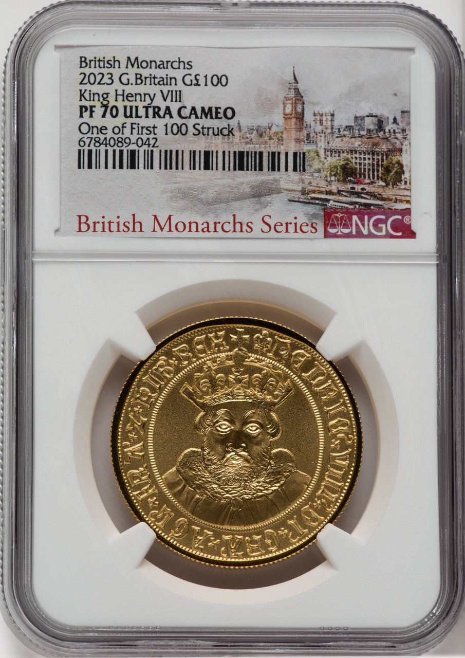 2023 G. Britain King Henry VIII Gold NGC PF70UCAM