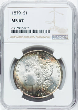 1879 $1 Morgan Dollar NGC MS67