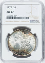 1879 $1 Morgan Dollar NGC MS67