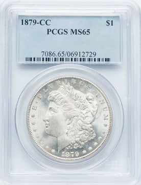 1879-CC $1 Morgan Dollar PCGS MS65