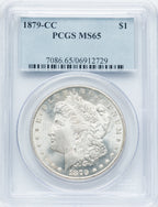 1879-CC $1 Morgan Dollar PCGS MS65