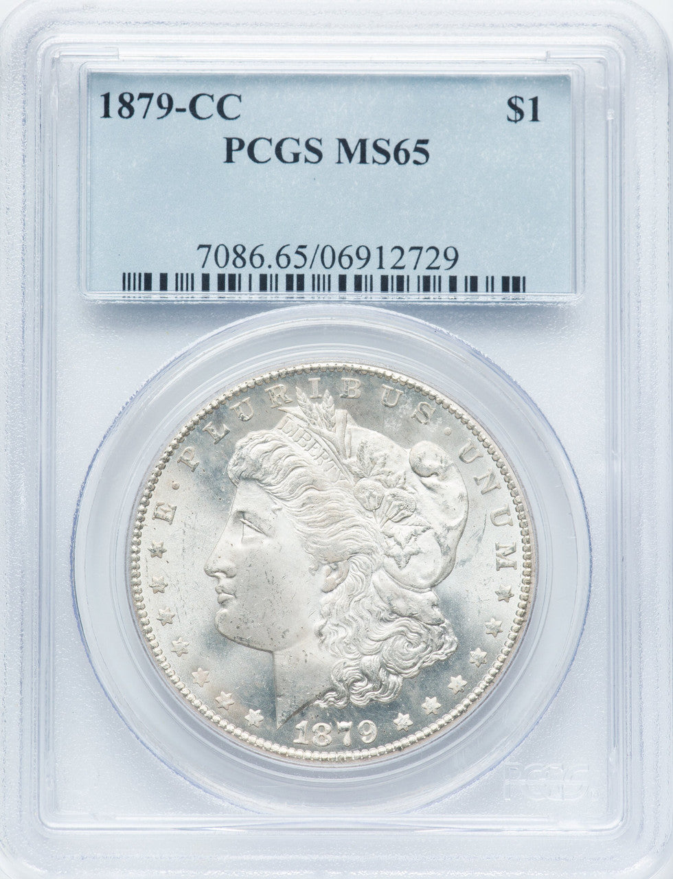 1879-CC $1 Morgan Dollar PCGS MS65