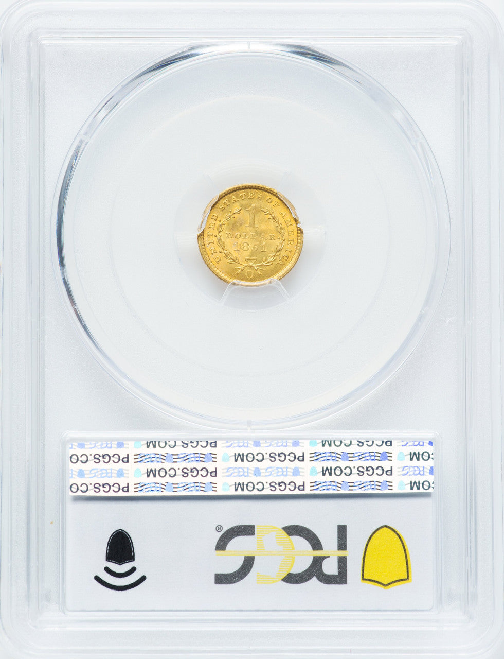 1851-O G$1 Gold Dollar PCGS MS65