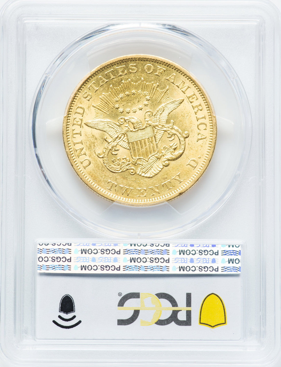 1851 $20 Liberty Double Eagle PCGS AU58