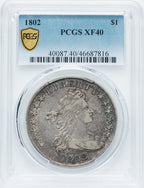 1802 S$1 Early Dollar PCGS XF40