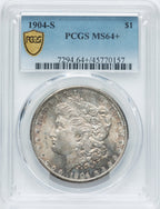 1904-S $1 Morgan Dollar PCGS MS64+