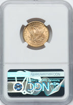 1886-S $5 CAC Liberty Half Eagle NGC MS64 (762275011)