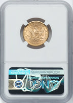 1886-S $5 CAC Liberty Half Eagle NGC MS64 (762275008)