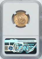 1886-S $5 CAC Liberty Half Eagle NGC MS64 (762275003)