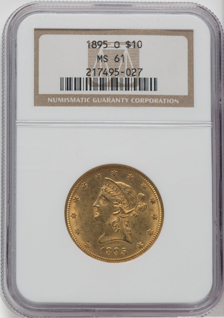 1895-O $10 Liberty Eagle NGC MS61