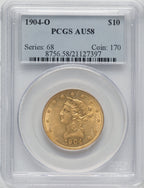 1904-O $10 Liberty Eagle PCGS AU58