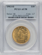 1903-O $10 Liberty Eagle PCGS AU58
