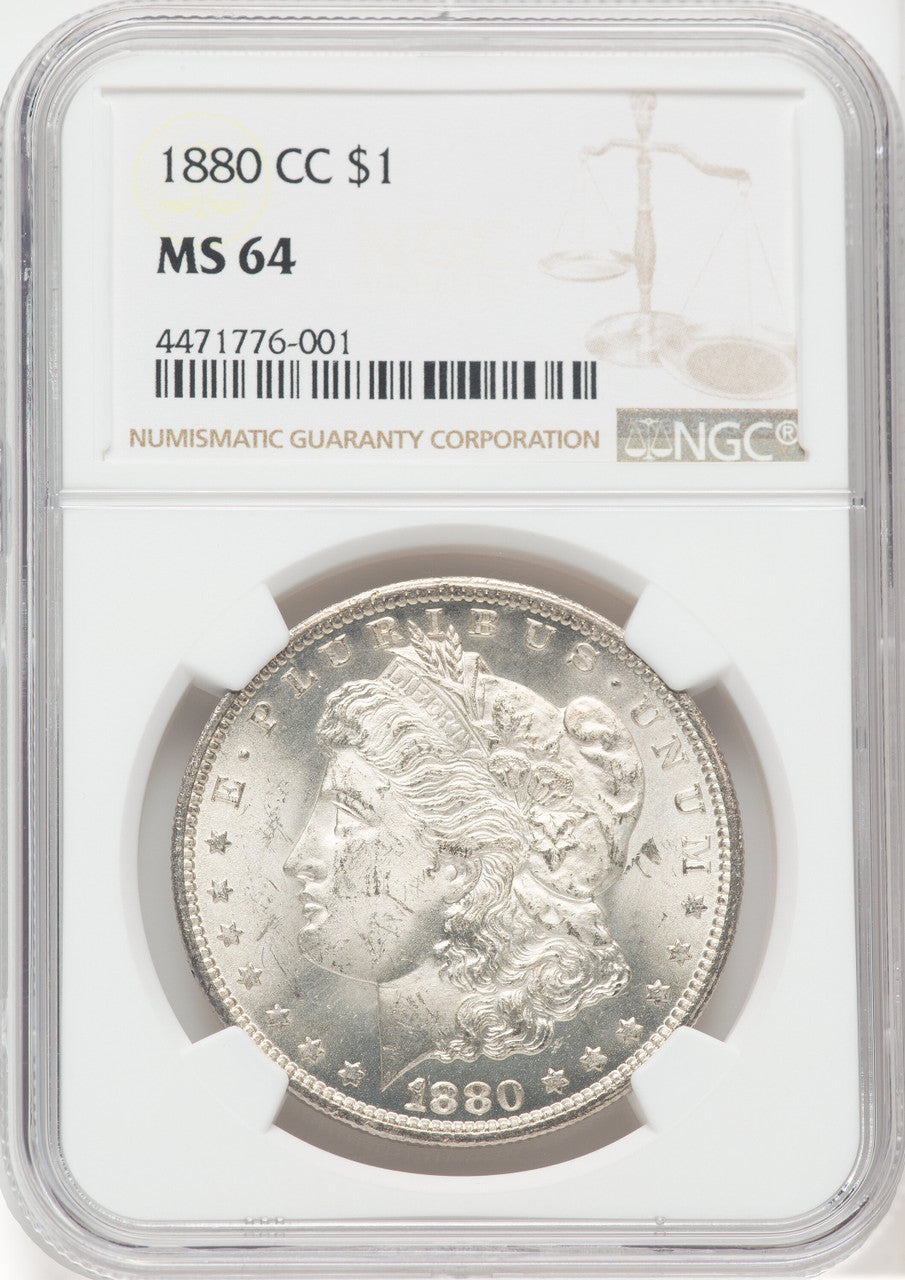 1880-CC $1 Morgan Dollar NGC MS64