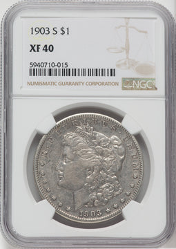 1903-S $1 Morgan Dollar NGC XF40