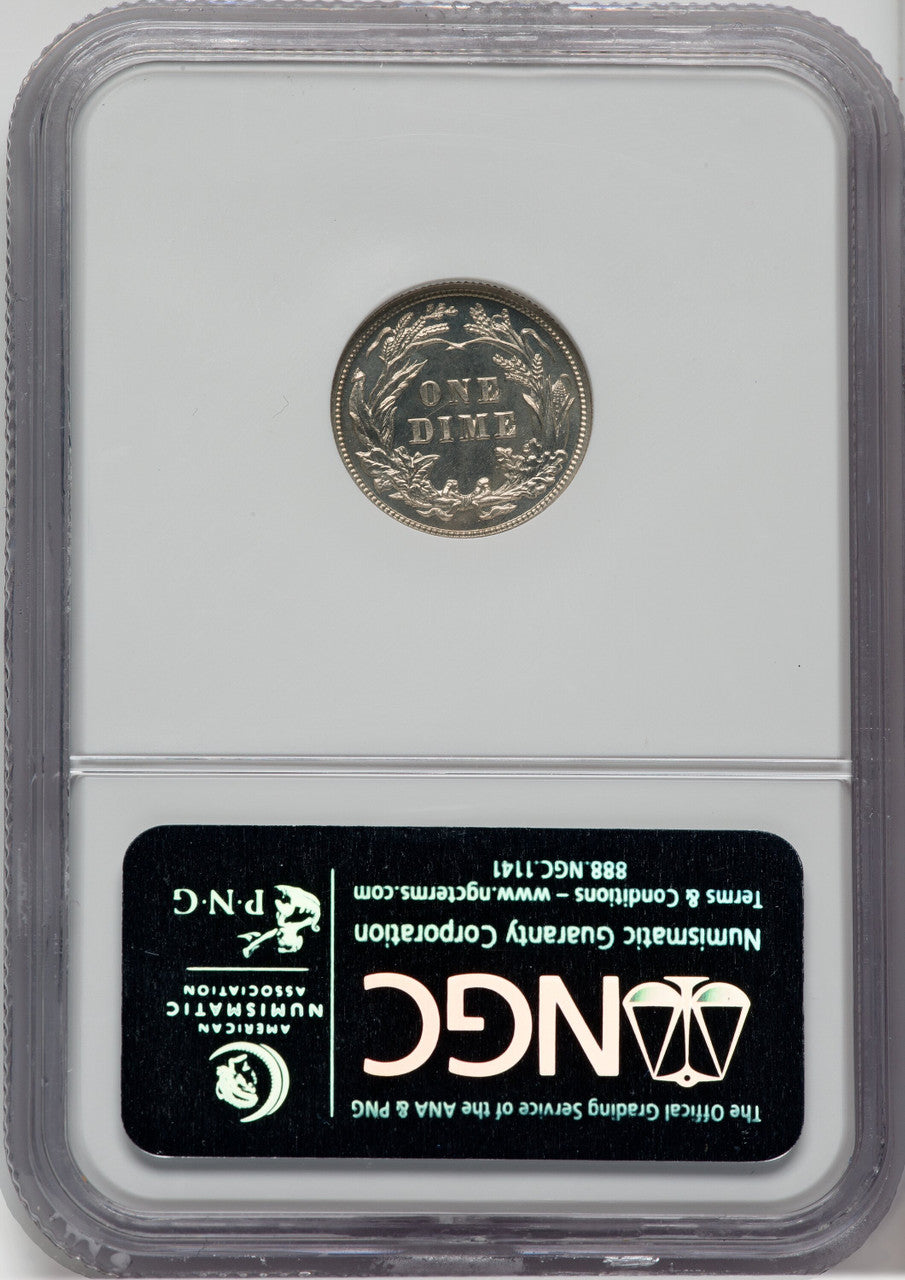 1904 10C CA Proof Barber Dime NGC PR63