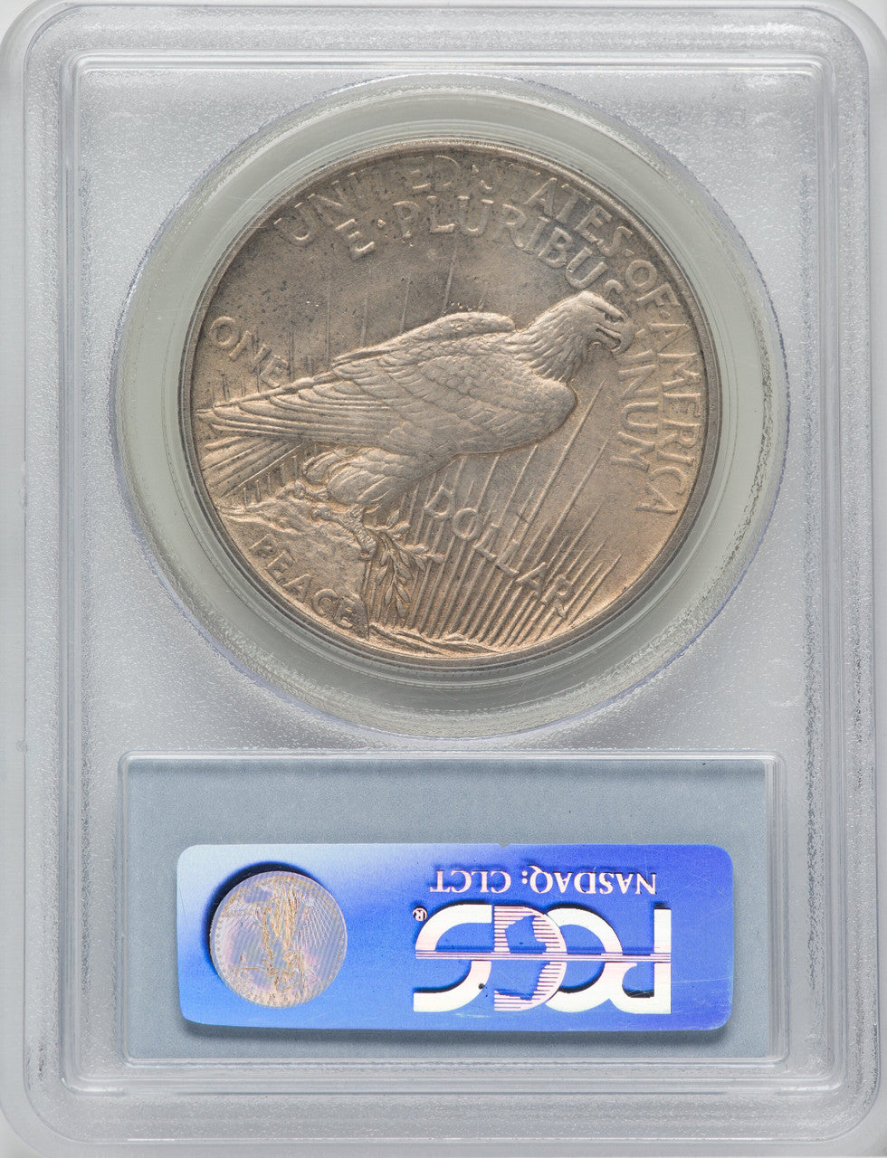1921 $1 Peace Dollar PCGS MS62