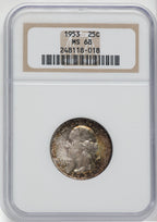 1953 25C Washington Quarter NGC MS68