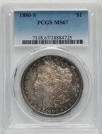 1880-S $1 Morgan Dollar PCGS MS67