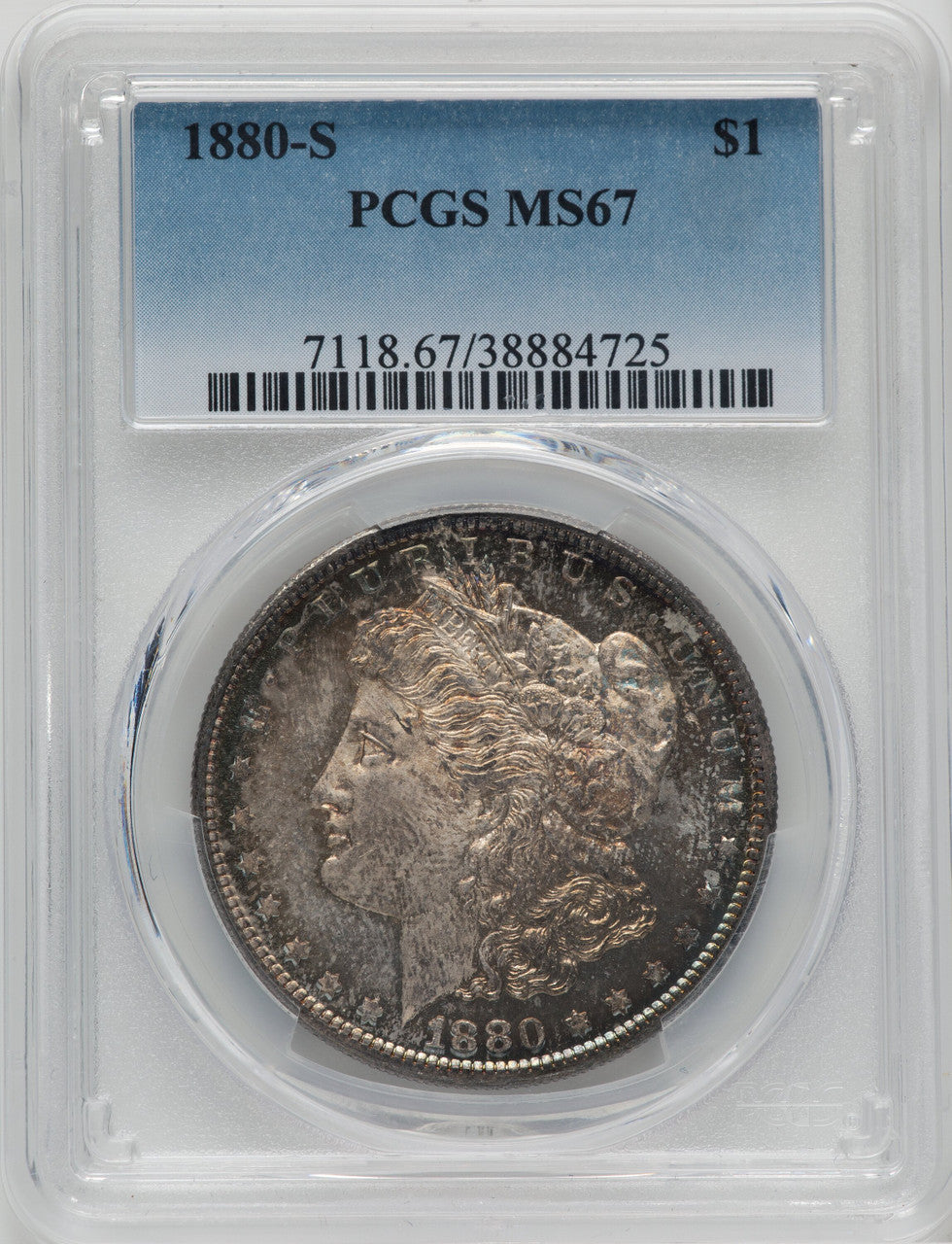 1880-S $1 Morgan Dollar PCGS MS67