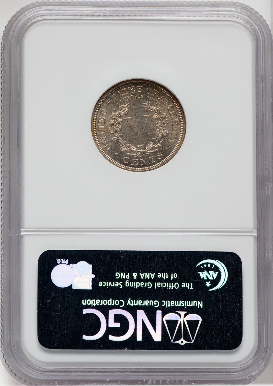 1910 5C Proof Liberty Nickel NGC PR65