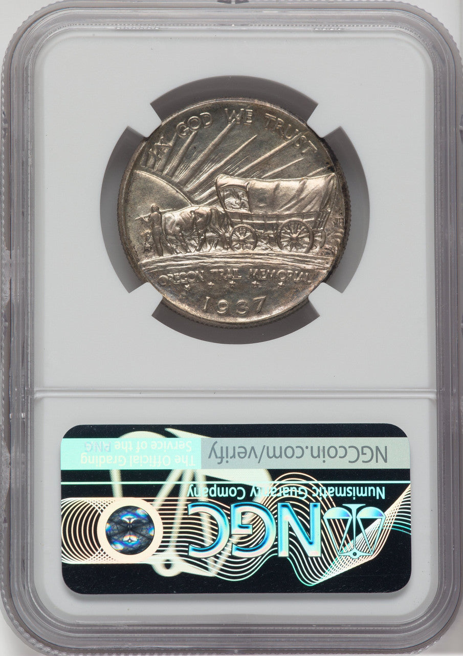 1937-D 50C Oregon NGC Plus Commemorative Silver NGC MS67+