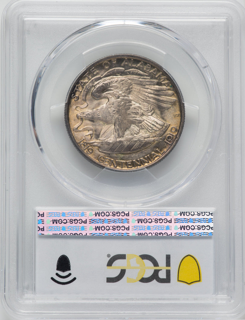 1921 50C Alabama Commemorative Silver PCGS MS65+
