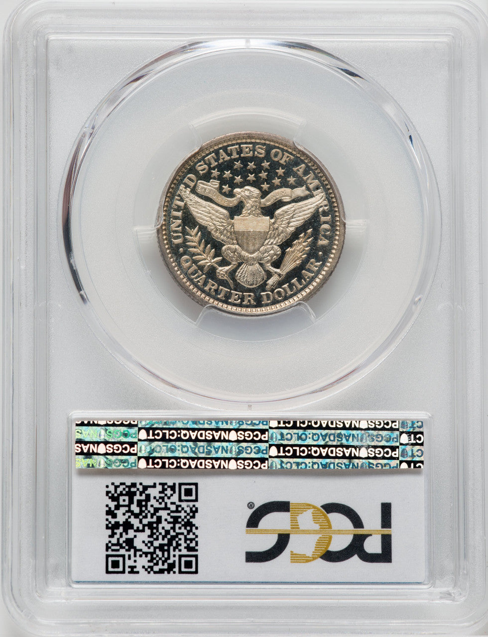 1899 25C CA Proof Barber Quarter PCGS PR66