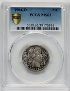 1904-O 25C Barber Quarter PCGS MS63