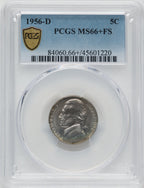 1956-D 5C FS Jefferson Nickel PCGS MS66+