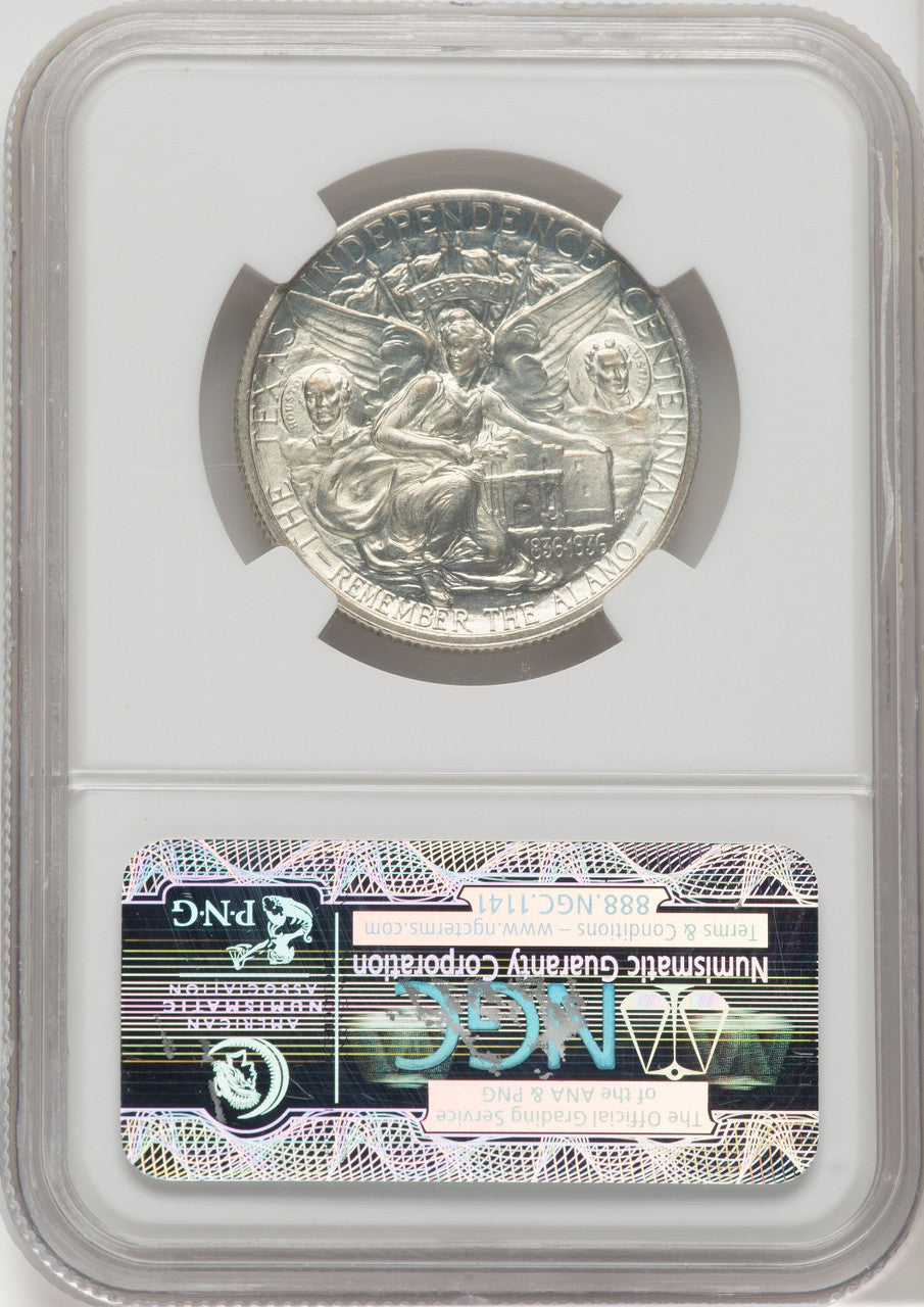 1936 50C Texas Commemorative Silver NGC MS67
