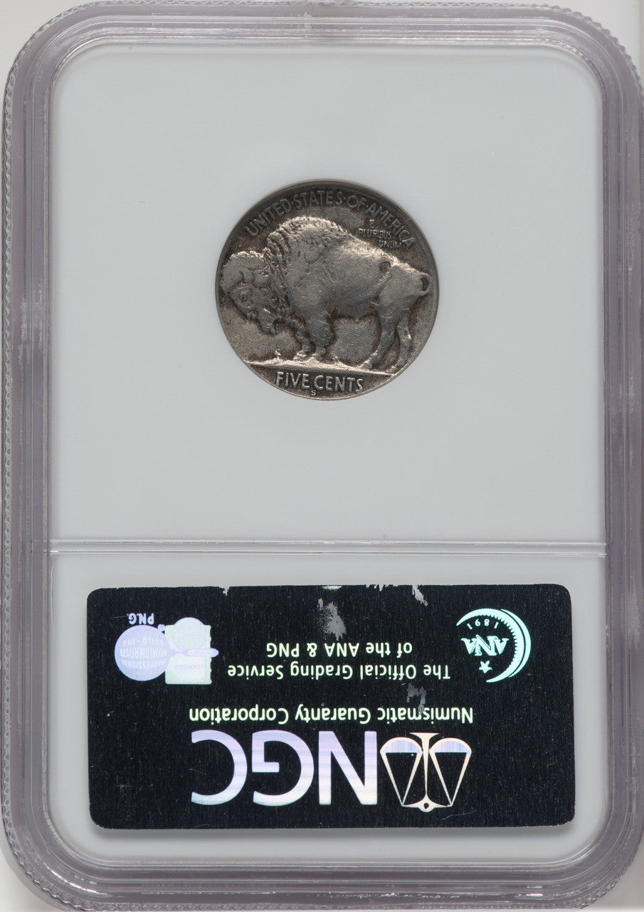 1921-S 5C Buffalo Nickel NGC XF45