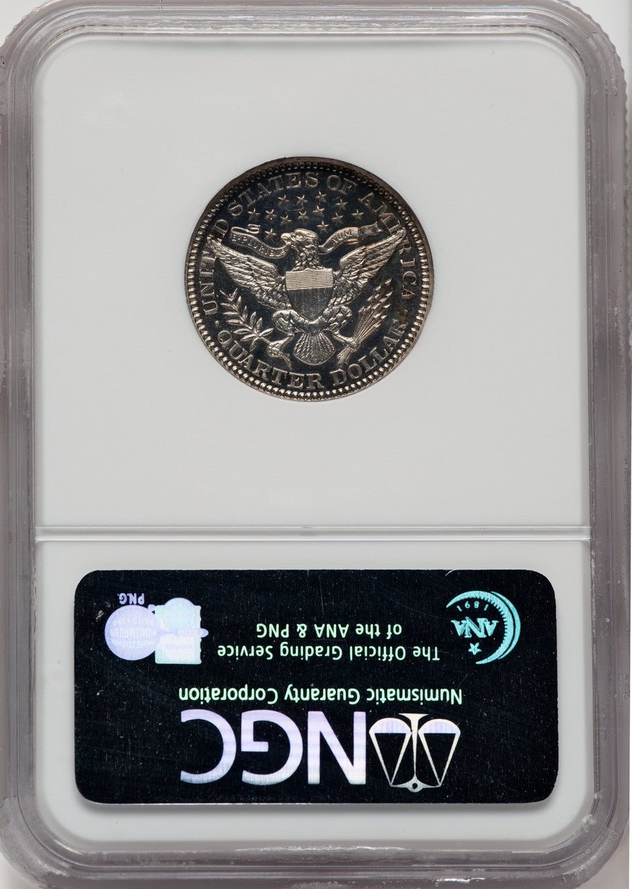 1906 25C Proof Barber Quarter NGC PR63