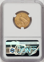 1909-O $5 CAC Indian Half Eagle NGC AU58