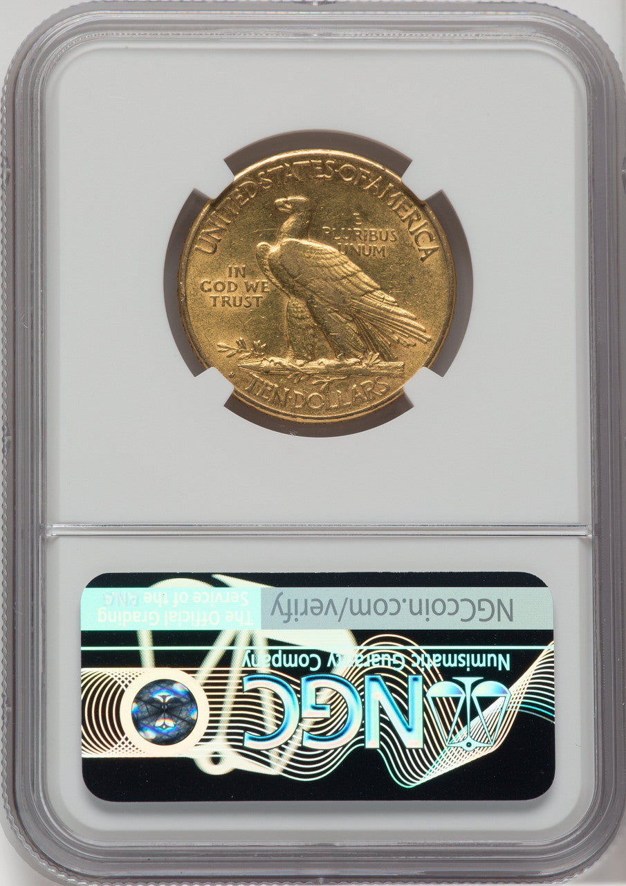 1915-S $10 Indian Eagle NGC AU53