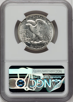 1936 50C Proof Walking Liberty Half Dollar NGC PR67