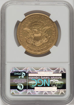1863-S $20 Liberty Double Eagle NGC VF20