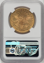 1868-S $20 Liberty Double Eagle NGC AU53